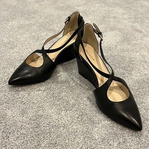 Cole Haan leather wedge heel
